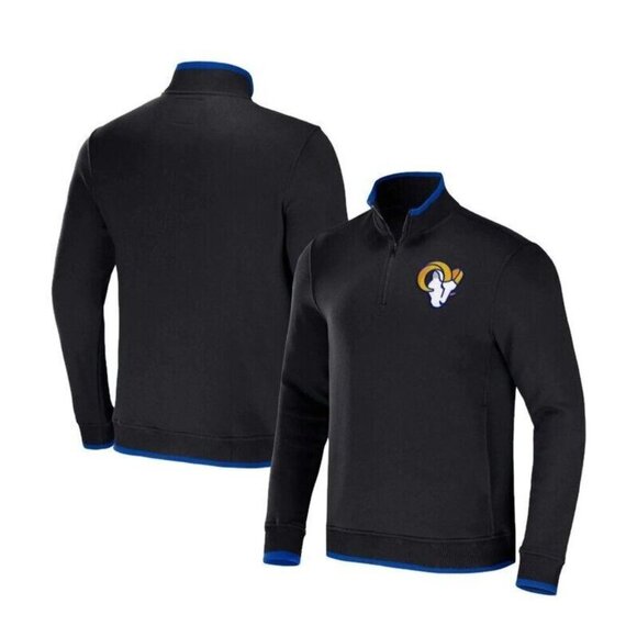 Fanatics Los Angeles Rams Logo 1/4 Zip Sweatshirt Mens XL NFL x Darius Rucker - Picture 9 of 9